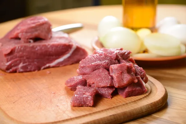 Bife de bovino — Fotografia de Stock