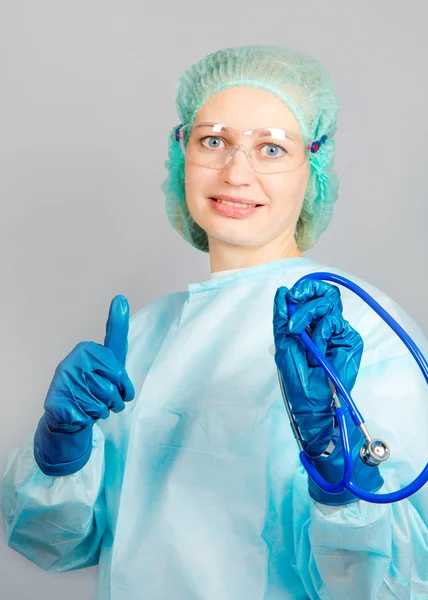Жіночий хірург — стокове фото