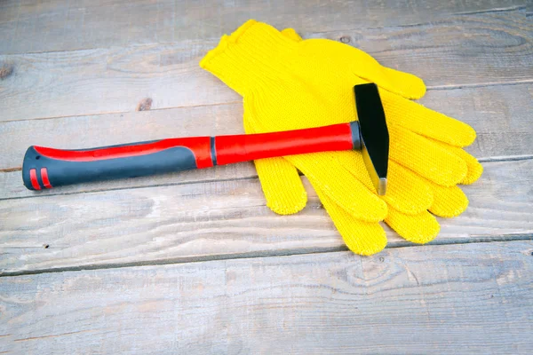 Hammer, screwdriver, knife, Repair tool. — Stock Photo, Image