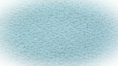 Saf mavi tül gibi. Ağlı kumaş. Yakın plan. Mavi duvak ya da muslin. Farklı boyutlarda delikleri olan bir perdenin yakın çekimi. Soyut arkaplan. Kenarlarında beyaz vignet var.