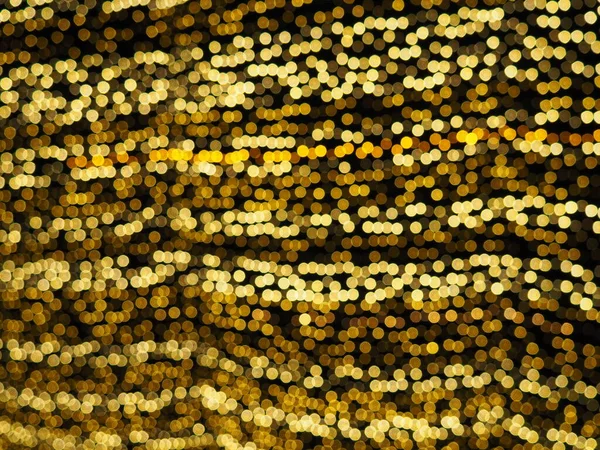 Bokeh Highlights Golden Yellow Color Flashes Dark Festive Background Blurred — Fotografia de Stock