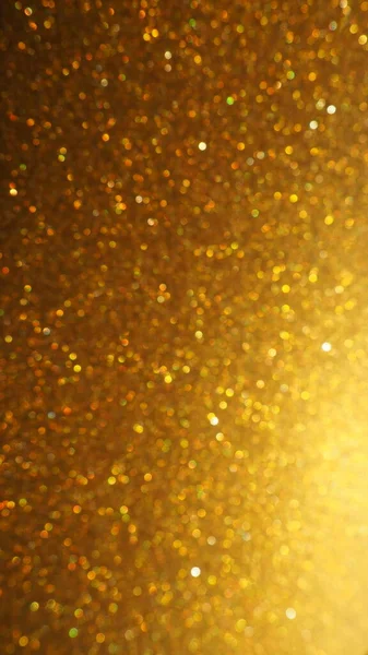 Altın Parıltılarının Bokeh Işığı Altın Parıltı Dokusu Arka Planı Pullu — Stok fotoğraf