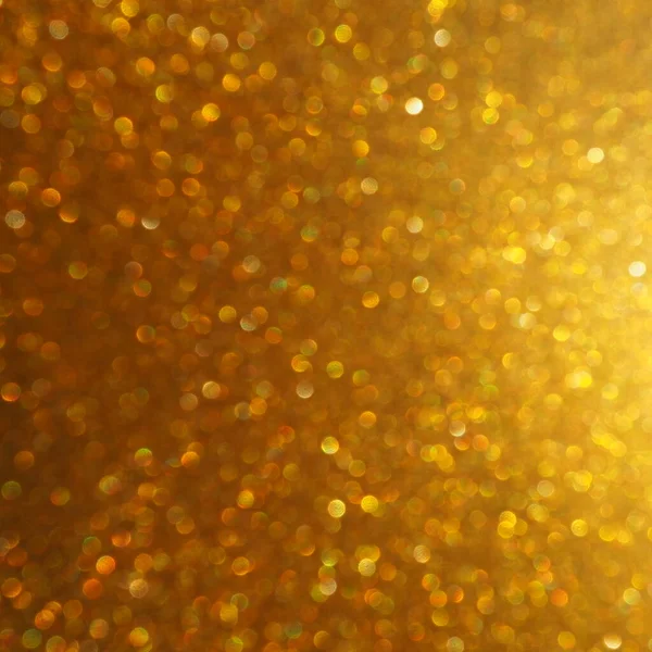 Bokeh Luce Brillantini Oro Sfondo Texture Glitter Dorato Carta Scintillante — Foto Stock
