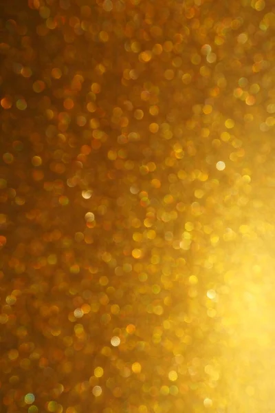 Bokeh Φως Του Χρυσού Glitters Χρυσή Γκλίτερ Υφή Φόντο Αφρώδες — Φωτογραφία Αρχείου