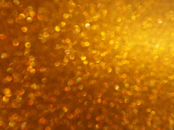 Bokeh Luce Brillantini Oro Sfondo Texture Glitter Dorato Carta Scintillante — Foto Stock