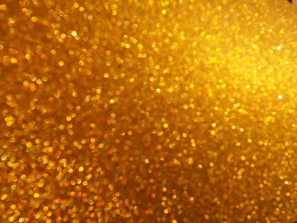 Bokeh Licht Des Goldes Glitzert Goldener Glitzerhintergrund Funkelndes Glitzerpapier Mit — Stockfoto