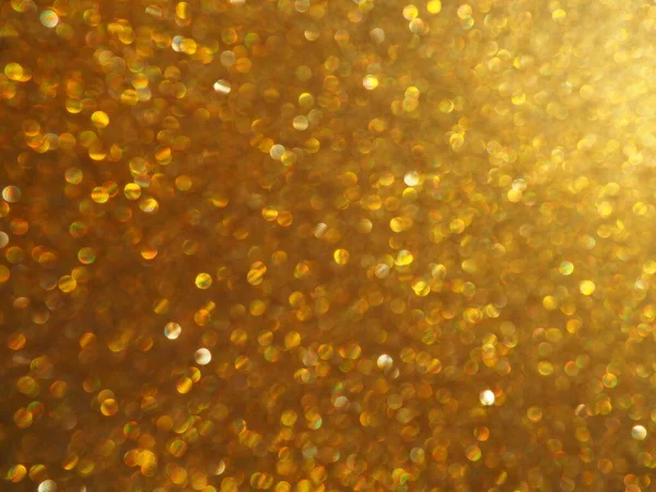 Bokeh Światło Złote Brokaty Złoty Brokat Tekstury Tła Błyszczący Papier — Zdjęcie stockowe