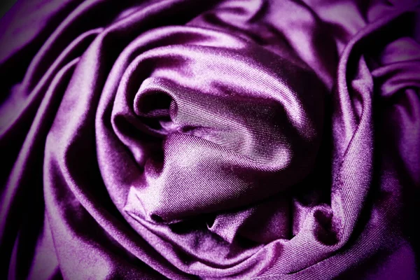 Velour Fabric Similar Silk Textiles Folds Beautiful Waves Twisted Circle — Stock Fotó