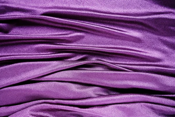 Velour Fabric Similar Silk Textiles Folds Beautiful Waves Purple Pink — Stock Fotó