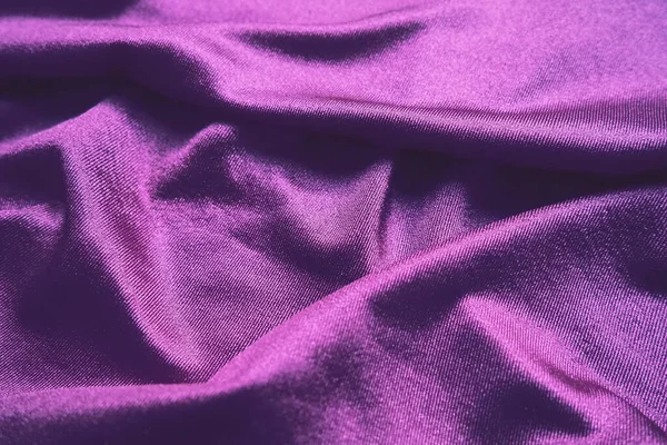 Velour Fabric Similar Silk Textiles Folds Beautiful Waves Purple Pink — Stock Fotó