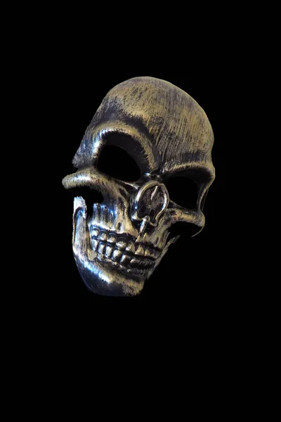 Halloween Mask Hypertrophied Facial Features Large Brow Ridges Cheekbones Empty — Zdjęcie stockowe