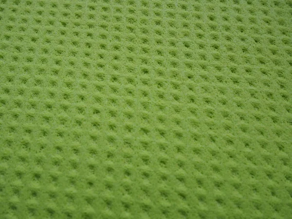 Sponge Fibers Sponge Texture Pattern Surface Close Green Yellow Background — Fotografia de Stock