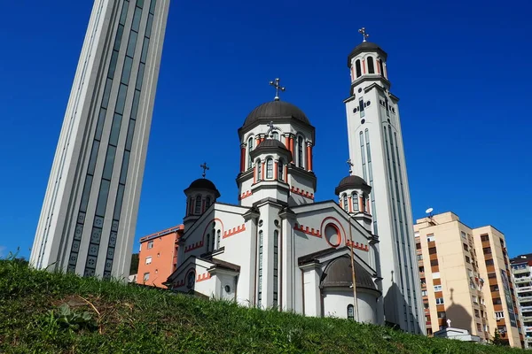 Zvornik Bośnia Hercegowina Października 2022 Katedra Narodzenia Najświętszej Maryi Panny — Zdjęcie stockowe