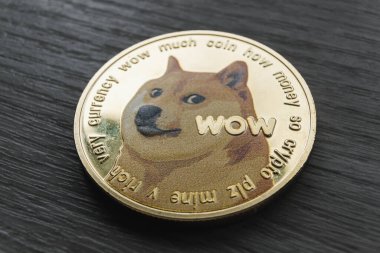 Dogecoin şifreleme para biriminin fotoğrafını kapat