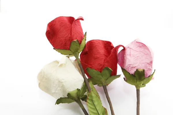 Бумажная роза — стоковое фото