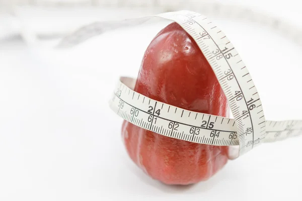 Conceito de dieta de maçã rosa — Fotografia de Stock