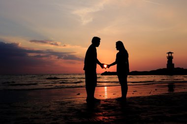 romantic Scene of love