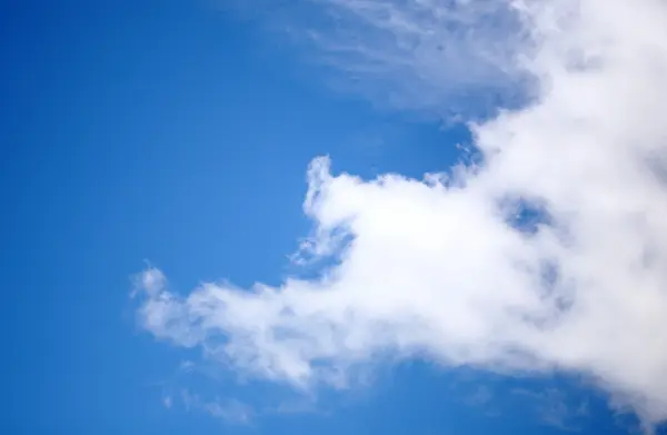 Blue sky with cloud background — Stock Photo, Image