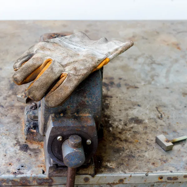 Handschoen veiligheid voor industriële baan — Stockfoto