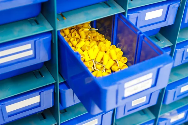 Blue drawer for keep equipment — Stock Photo, Image