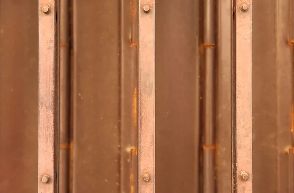 Brown steel wall — Stock Photo, Image
