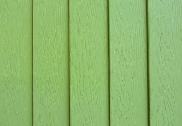 Groene houten muur — Stockfoto