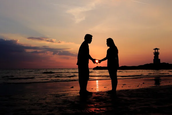 Cena romântica de amor Fotografia De Stock