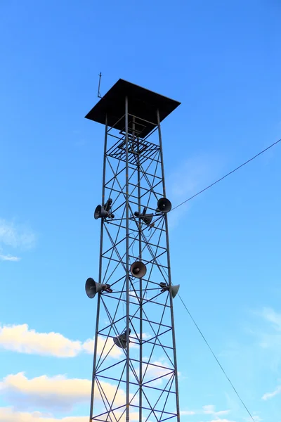 Torre alto-falante — Fotografia de Stock