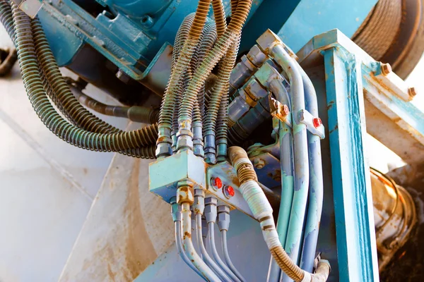 Hydraulische kabelverbinding — Stockfoto