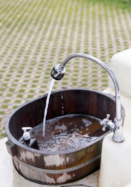 el temizliği için lavabo