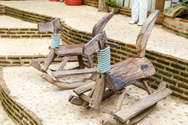 Juguete de caballo de madera — Foto de Stock