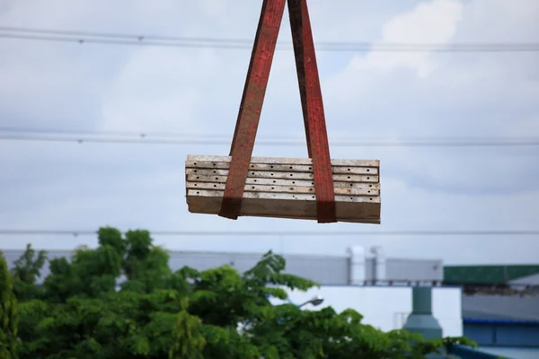 Crane krok för konstruktion — Stockfoto