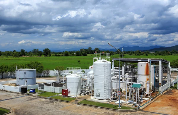 Planta química de nitrogênio para fábrica — Fotografia de Stock