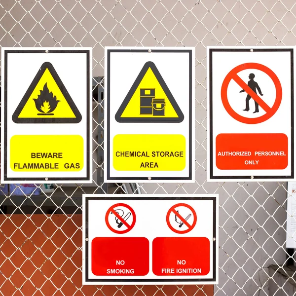 Red safety signs Stock Photos, Royalty Free Red safety signs Images