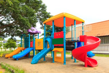 Modern çocuklar oyuncak Bahçesi Parkı