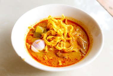 Khao soi Tayland gıda