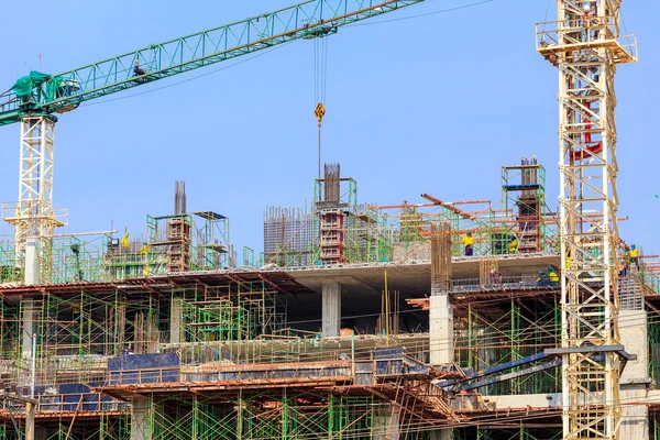 Mano de obra que trabaja en obra — Foto de Stock