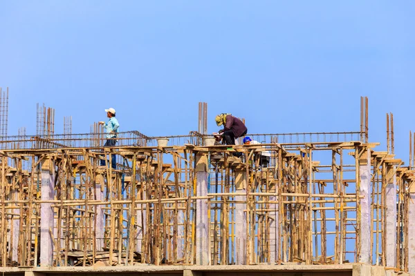 Labor working in construction site — Stock Photo, Image