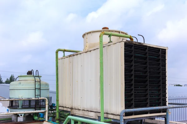 Grote boiler voor fabriek — Stockfoto