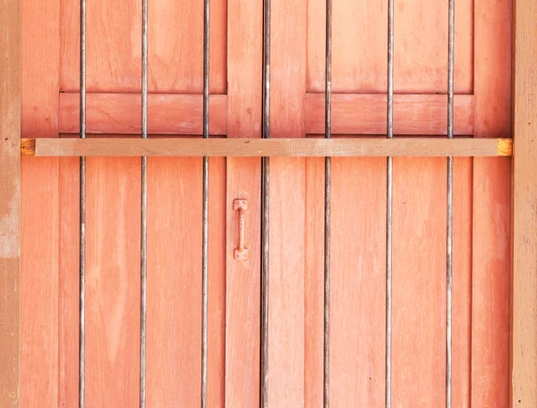 Velho padrão de janela de madeira para casa — Fotografia de Stock