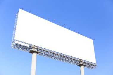 boş billboard reklam için
