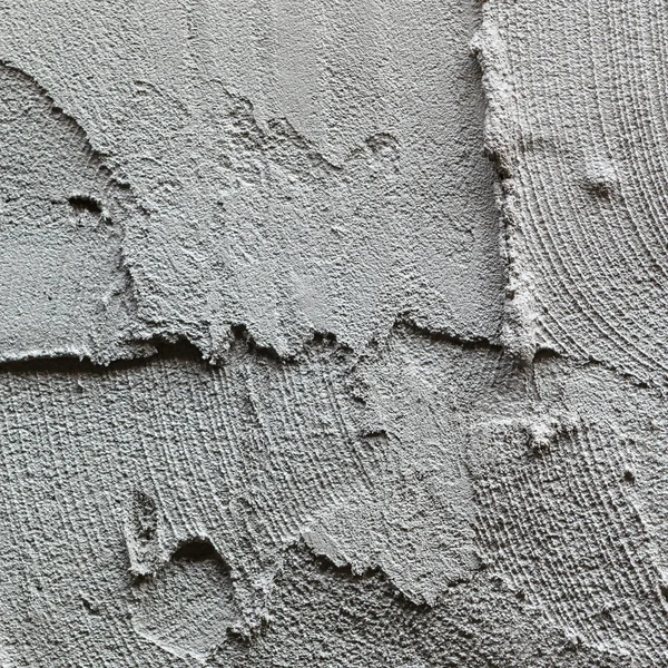 Plasterer concrete worker at wall of house construction — Stock Photo, Image