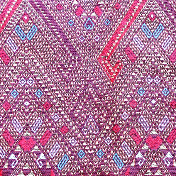Thaise zijde stof patroon — Stockfoto