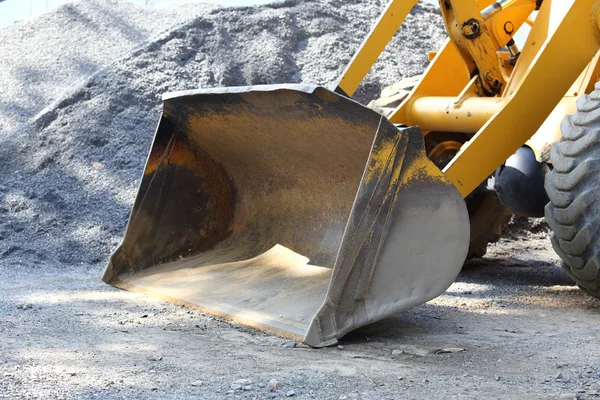 Traktor in Baustelle — Stockfoto