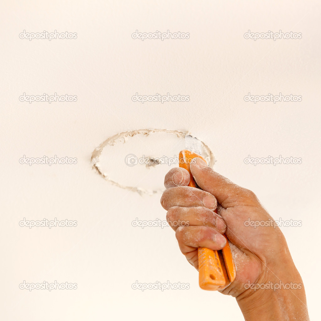 Downlight Install On Ceiling For New House Stock Photo Wittybear Downlight Install On Ceiling For New House Photo By Wittybear