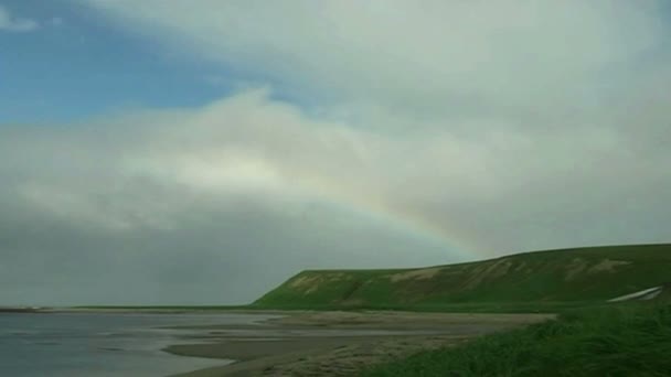 海洋上的彩虹 — 图库视频影像