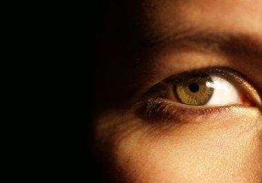 güzel bir yeşil göz