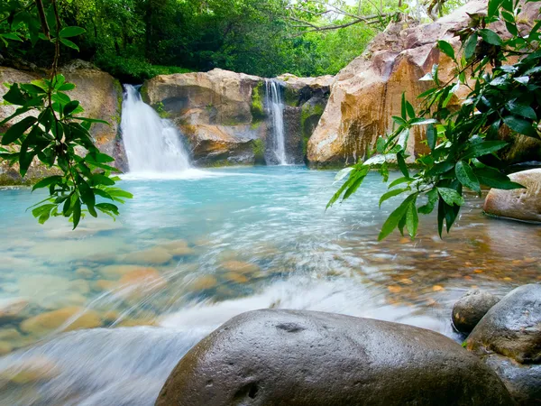 Rincon de la vieja Milli Parkı, Kosta Rika, şelale — Stok fotoğraf