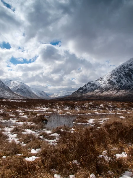 Winter landscape in the Scottisch Highlands — Stock Photo, Image