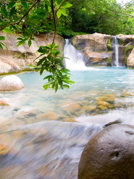 Waterfall at the Rincón de la Vieja National Park, Costa Rica — Stockfoto